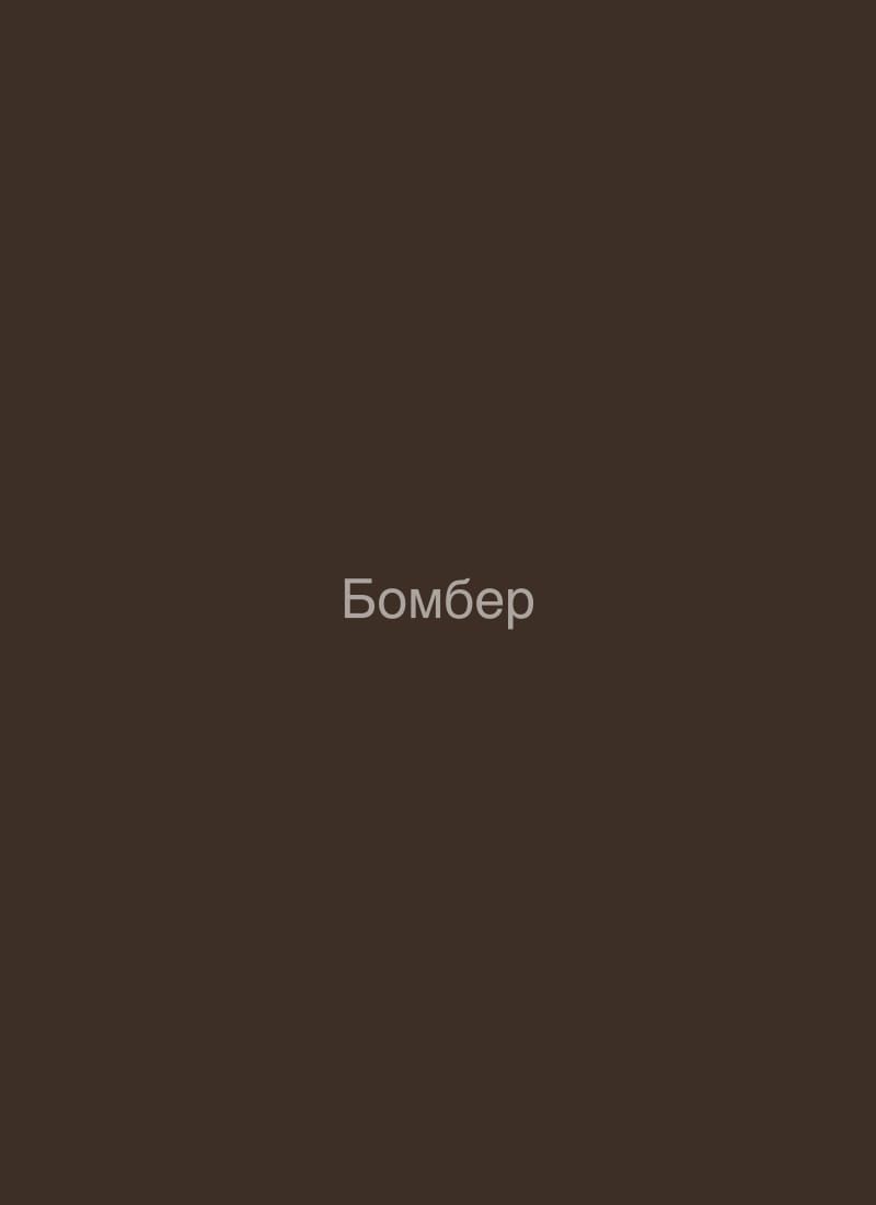 Коричневый кожаный бомбер Sazha